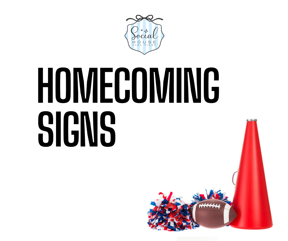 Hand-Painted Homecoming Game Signs