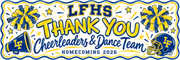 Custom Banner Order - LFHS Cheer & Dance