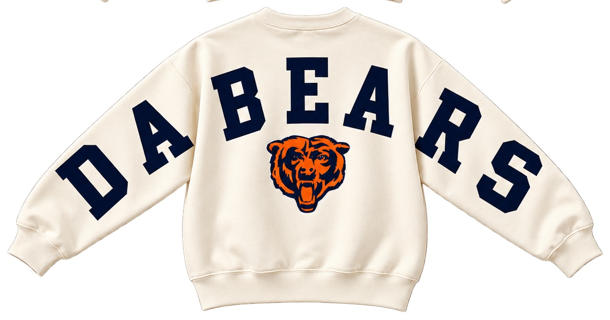 Da Bears Big Back Crewneck
