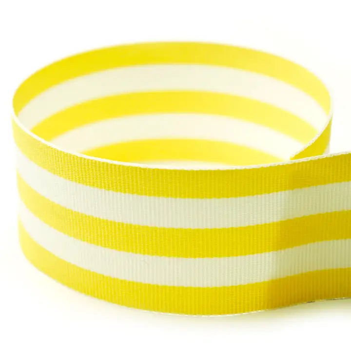 Sunny Striped Grosgrain Ribbon