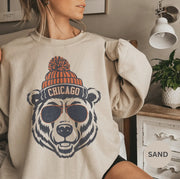 Chicago Bears Beanie Crewneck Sweatshirt