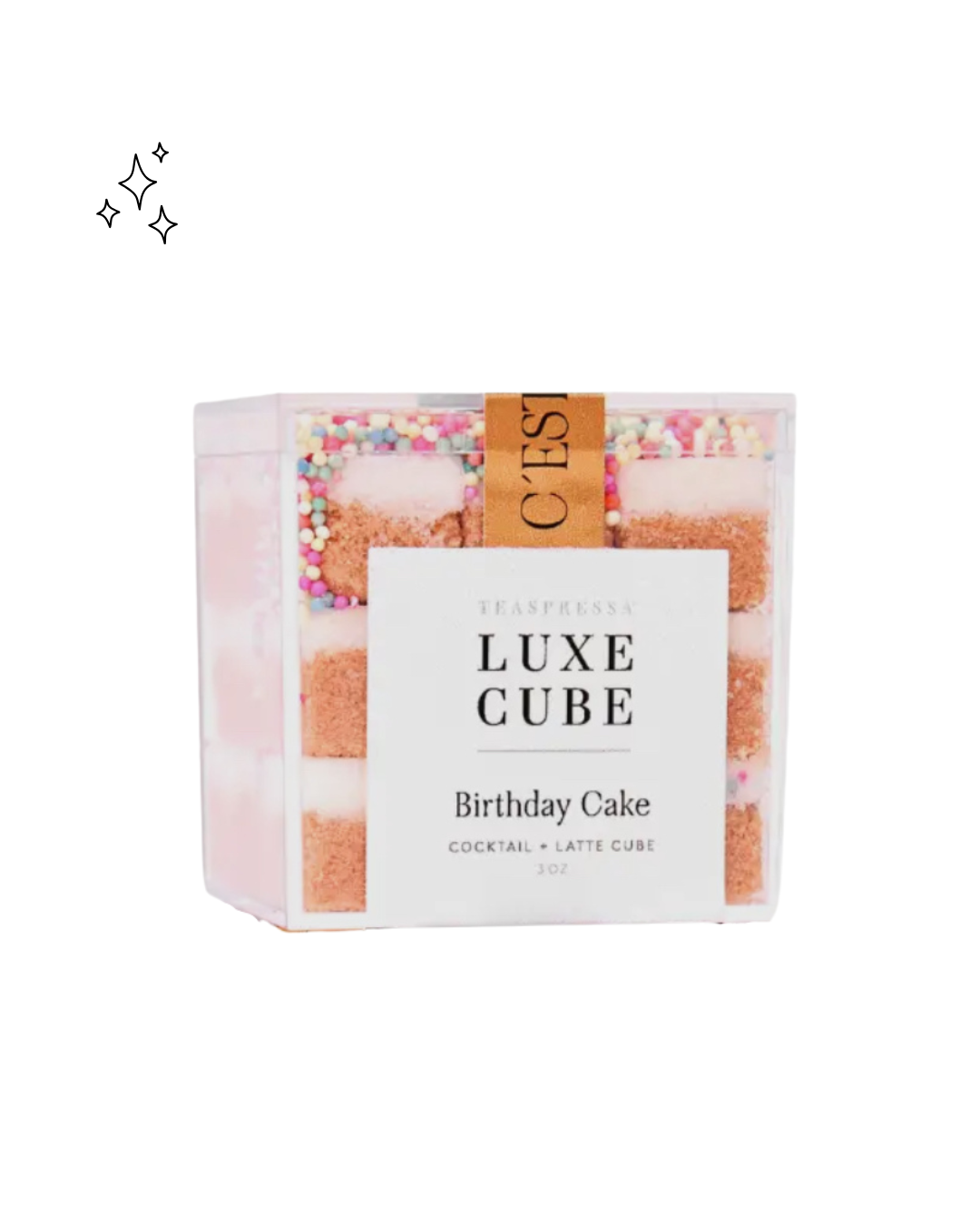 Birthday Cake I Luxe Mixology Cube by Teaspressa