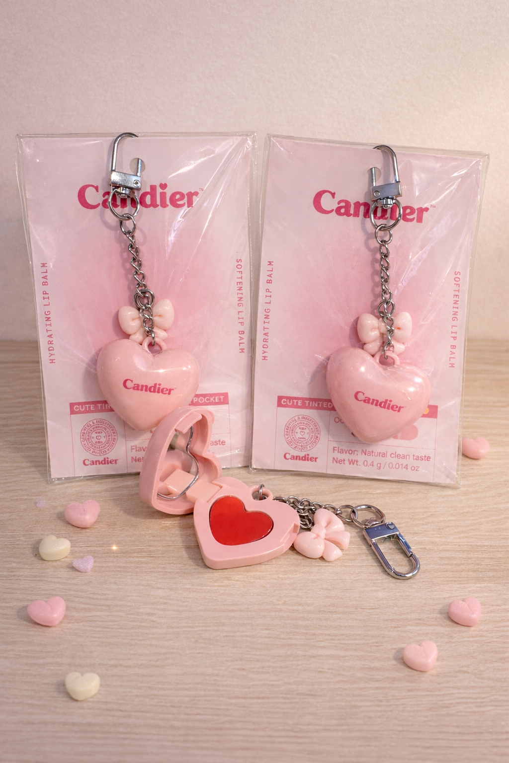 Candier Tinted Lip Balm Key Chain