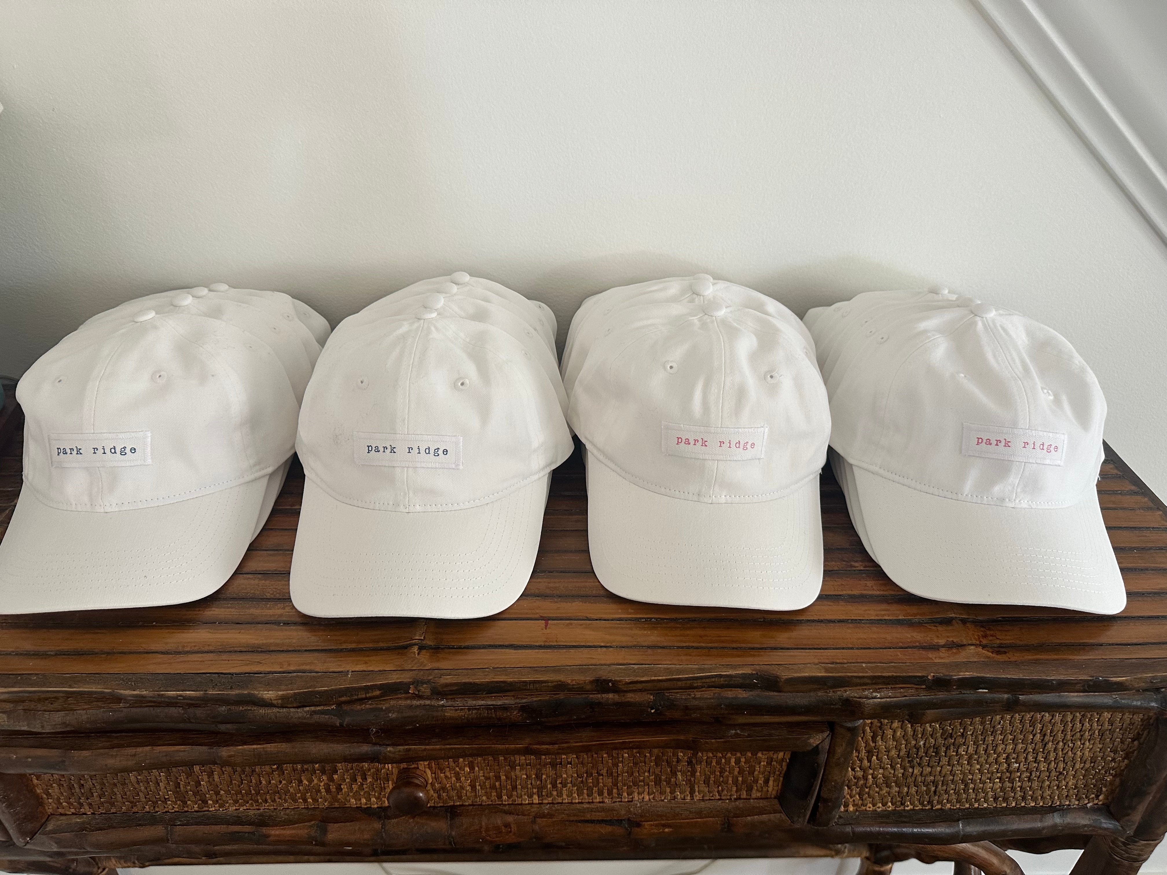 Park Ridge Collection: Stamped Baseball Hats