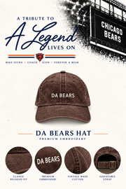 Da Bears Brown Dad Hat