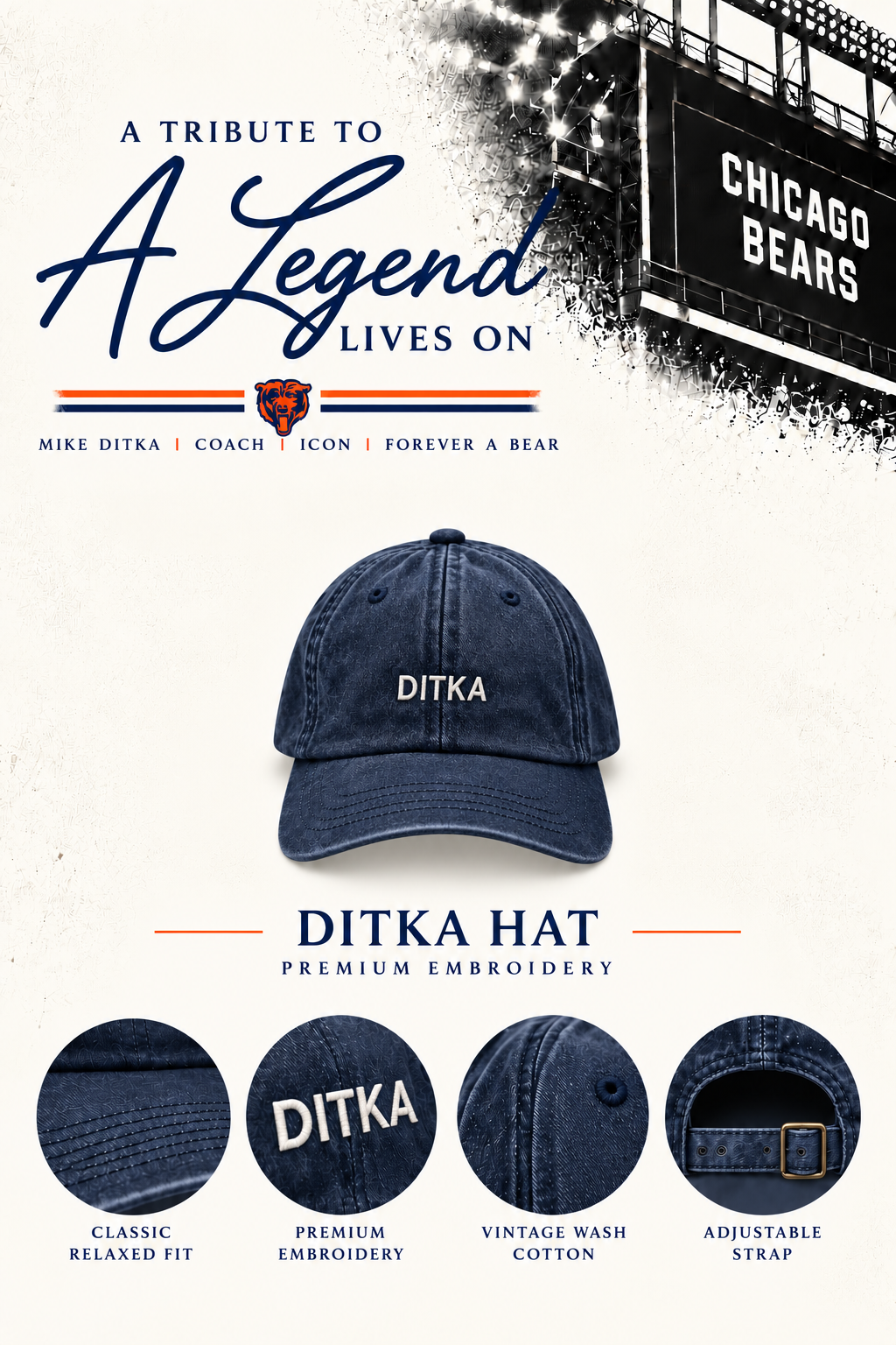 Ditka Dad Hat