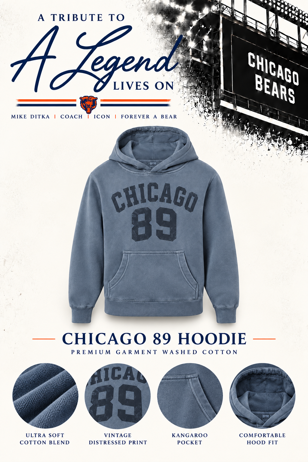 Chicago Legendary 89 Hoodie