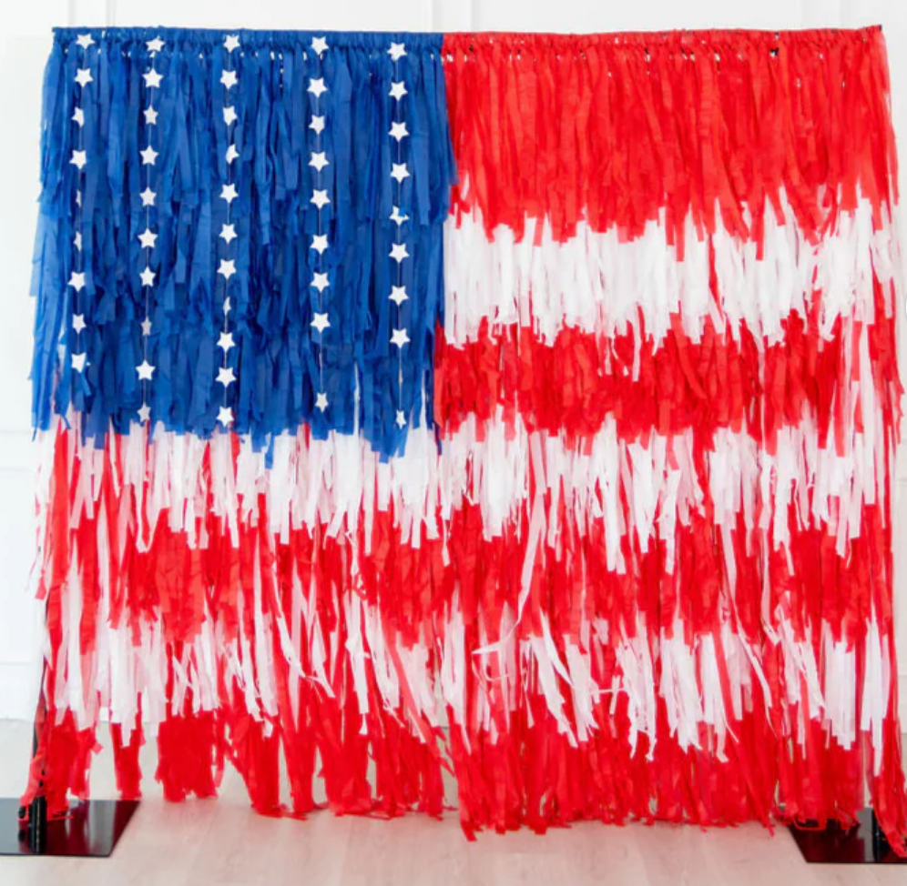 Pop-Up Patriotic Backdrop I 24-Hour Party Rental