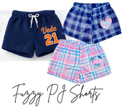 Custom Fuzzy PJ Shorts for Miller/Henehan Team